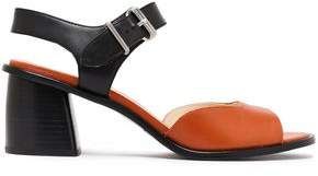 Two-tone Leather Sandals