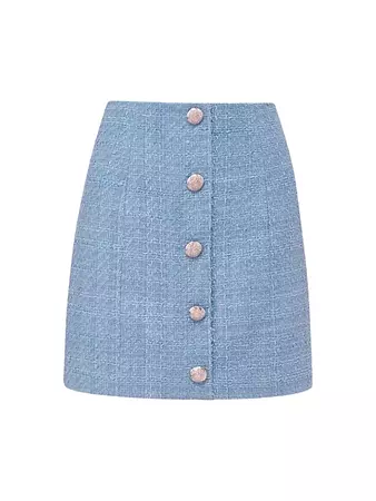 Shop Veronica Beard Rubra Tweed Miniskirt | Saks Fifth Avenue