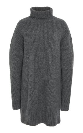 large_sally-lapointe-grey-ribbed-cashmere-and-silk-blend-turtleneck-sweater-dress.jpg (1598×2560)