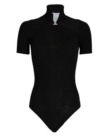 Wolford Virgin Wool Bodysuit In Black | INTERMIX®