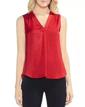 VINCE CAMUTO Sleeveless High/Low Top