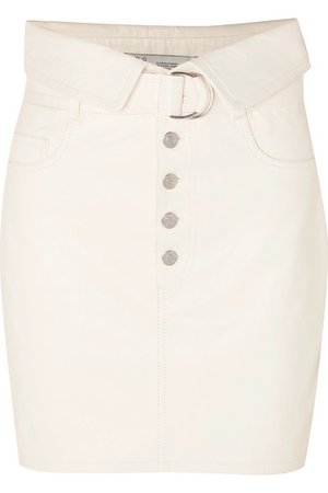 IRO | Fabra leather mini skirt | NET-A-PORTER.COM