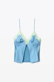 alexander wang butterfly lace-detail cami top - Google Search