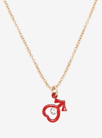 Sailor Moon Sailor Mars Dainty Symbol Necklace