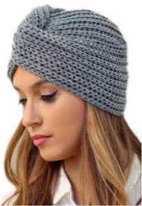 Knitted turban