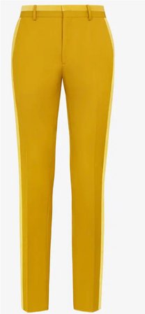 yellow fendi pants