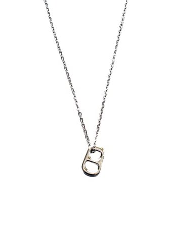 Amazon.com: Soda Tab Necklace Silver Plated Obx Jewelry (Silver Chain) : Handmade Products