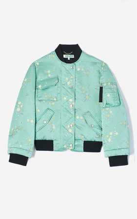 'Cheongsam Flower' designer bomber jacket for Kenzo | Kenzo.com