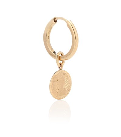 Louise D’Or Single Coin 14-Kt Gold Single Earring - Anissa Kermiche | Mytheresa
