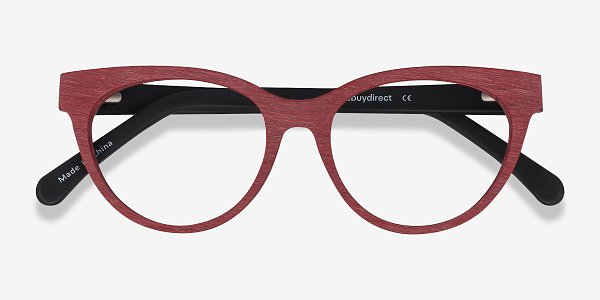 Paula - Cat Eye Berry Red Frame Glasses For Women | EyeBuyDirect