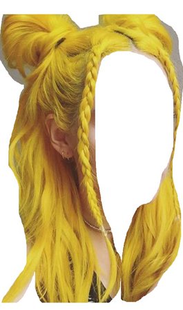 yellow hair