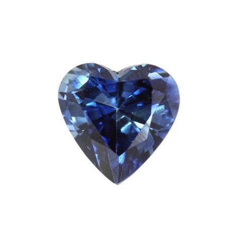 blue diamond heart shaped sparkle jewels