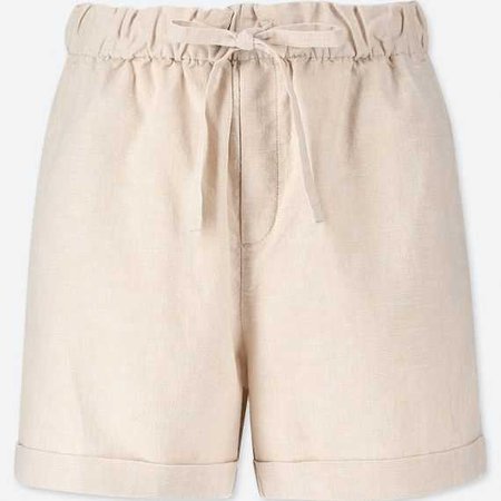 Cotton Linen Relaxed Shorts