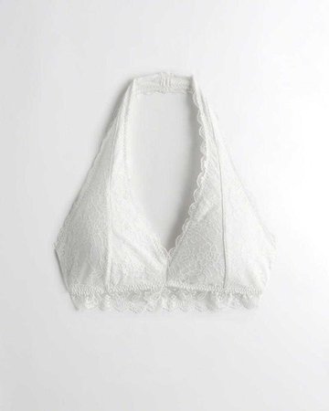 Gilly Hicks Lace Halter Bralette With Removable Pads | Gilly Hicks Bralettes | HollisterCo.com