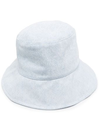 Isabel Marant canvas bucket hat blue CU003621P034A - Farfetch
