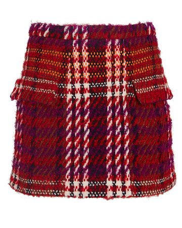 Ronny Kobo Quinn Bouclé Mini Skirt | INTERMIX®