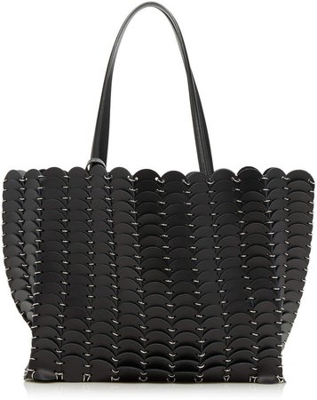 Paco Rabanne Cabas Leather Tote