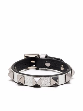 Valentino Garavani Rockstud leather bracelet - FARFETCH