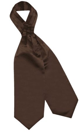 Brown Ascot tie