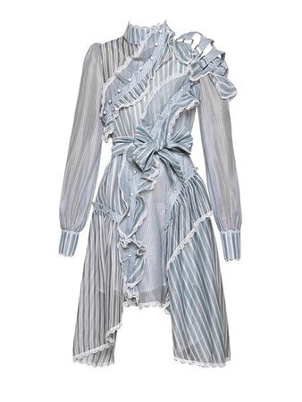 Vintage Antique Striped Dress – ZCRAVE