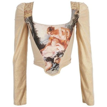 dolce & gabbana opera corset with chiffon poet sleeves - Pesquisa Google