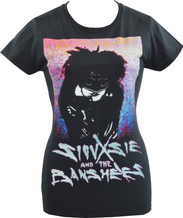SIOUXSIE AND THE BANSHEES POST PUNK LADIES T-SHIRT