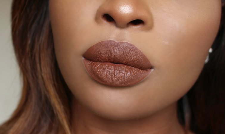Brown lips