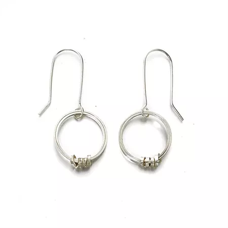 Silver Hoop Earrings | justtradeuk