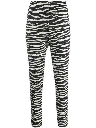 P.a.r.o.s.h. Zebra Print Trousers
