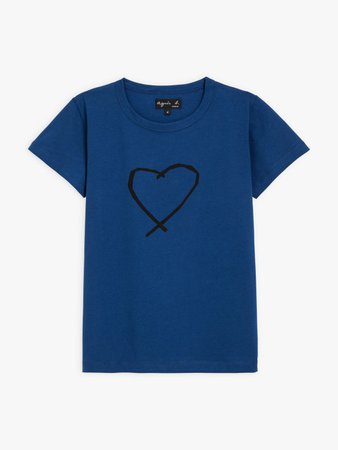 dark blue Sarajevo heart Brando t-shirt