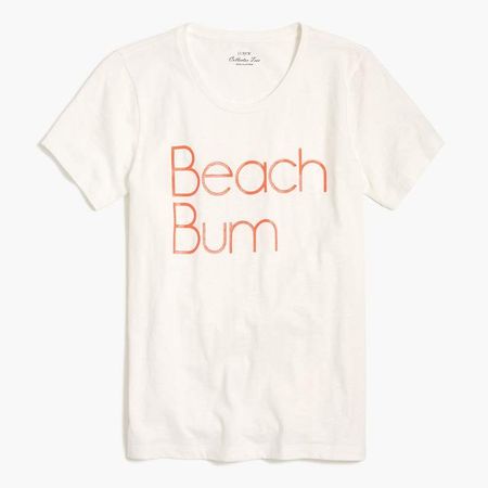 Beach bum" T-shirt