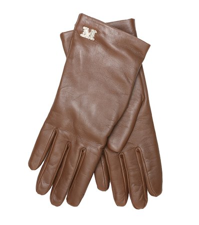 Max Mara - Spalato leather gloves | Mytheresa