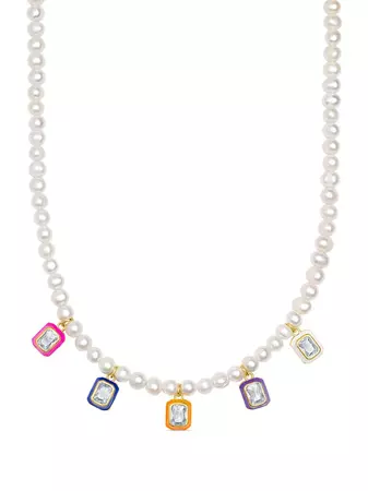 Nialaya Jewelry Candy Pendants Pearl Necklace - Farfetch