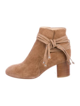 Rag & Bone Suede Ankle Boots - Shoes - WRAGB145718 | The RealReal
