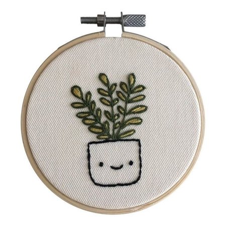 cute plant embroidery