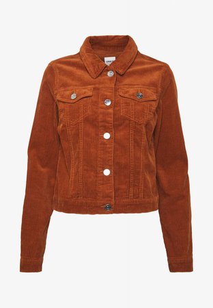 Rust orange corduroy jacket