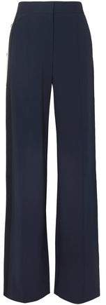 Russo Snap-detailed Stretch-crepe Wide-leg Pants