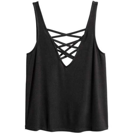 H&M tank top with lacing