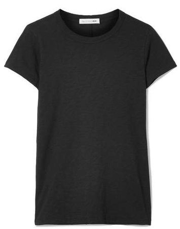 The Tee Slub Pima Cotton-jersey T-shirt - Black
