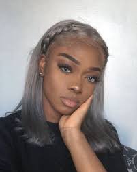 grey hair on black girl - Google Search
