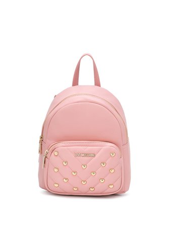 Love Moschino heart-studded Embellished Backpack