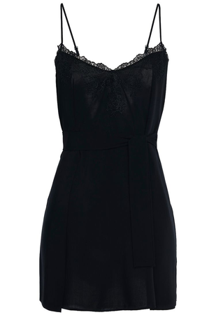 black velvet mini dress