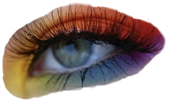 rainbow pride eyemakeup eye makeup pridemonth eyelook...