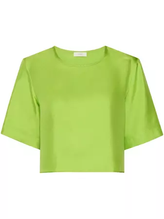 LAPOINTE short-sleeve Silk T-shirt - Farfetch