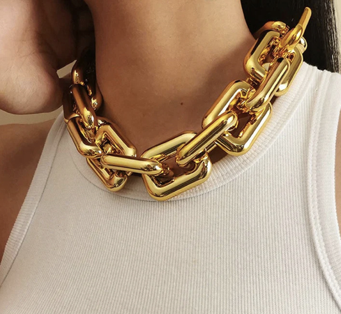 gold chunky jewelry