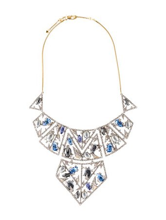 Alexis Bittar Mosaic Lace Bib Necklace - Necklaces - WA541433 | The RealReal