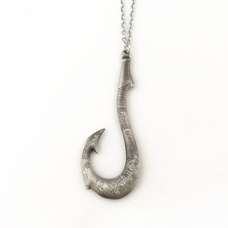 Moana Inspired 'Maui Hook' Pendant Necklace