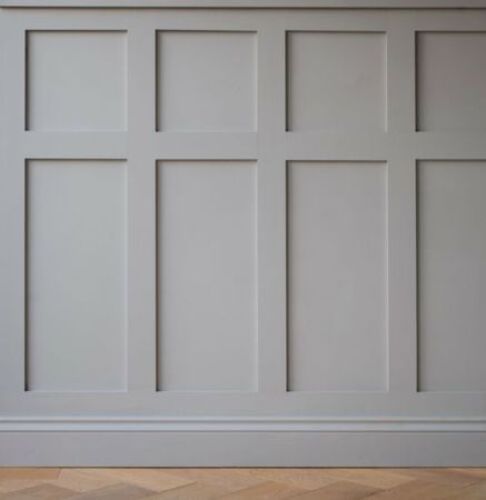 Half Wall Panelling Kit Easy Fit Edwardian Wall MDF Panels with Back Boards | eBay