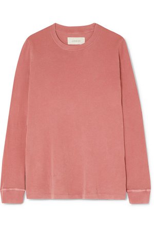 The Great | The Long Sleeve cotton-jersey top | NET-A-PORTER.COM