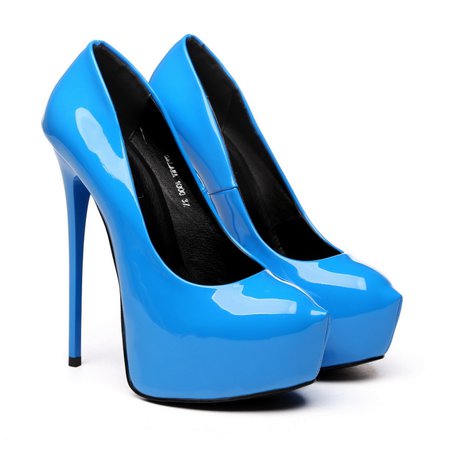 *clipped by @luci-her* Giaro GALANA Blue Stiletto Pumps